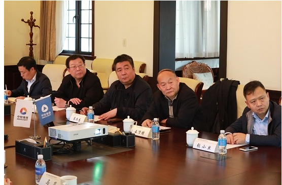 中輕集團蔡木易副總經(jīng)理一行蒞臨海誠股份調(diào)研指導